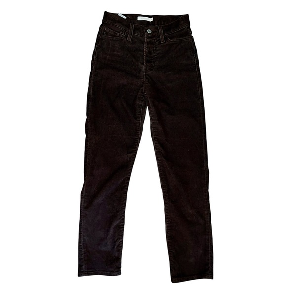 Levi’s Wedgie Straight Brown corduroy Jeans Size 24/28 - Picture 1 of 11